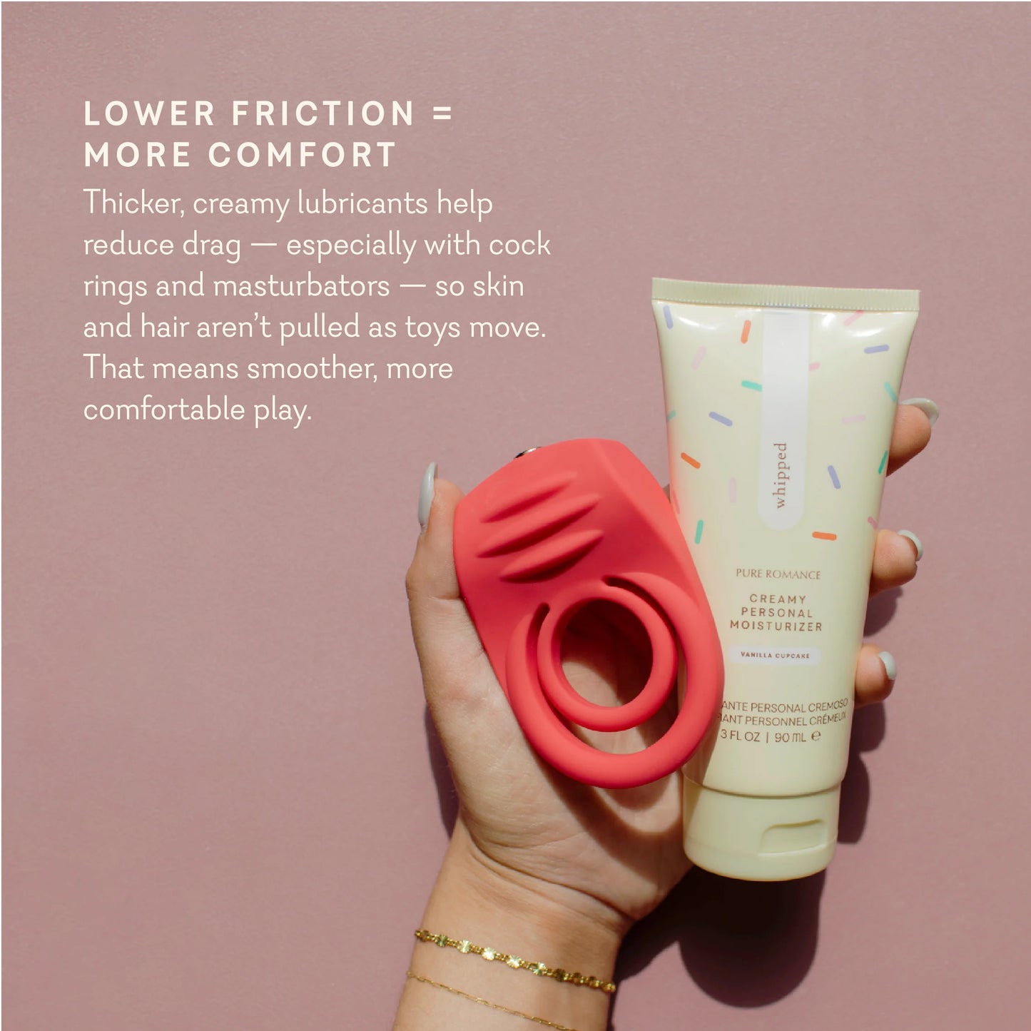 Double Feature Couples Ring & Whipped Creamy Lubricant
