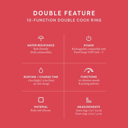 Double Feature Couples Ring & Whipped Creamy Lubricant